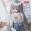 BJD 1/3 1/4  1/6人形 ドール用ウィッグ カツラ 耐熱 ハンドメイドzxww-337