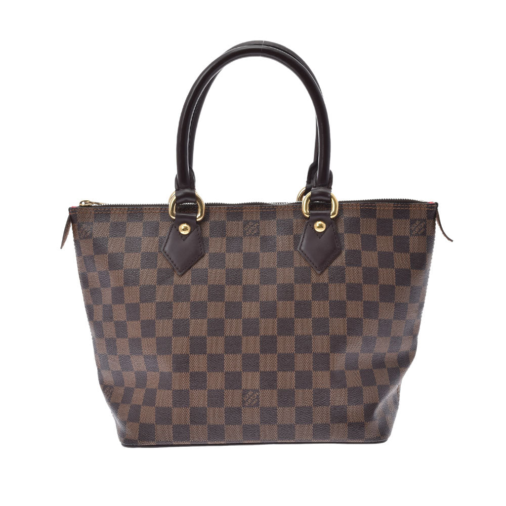 LOUIS VUITTON ルイヴィトン ダミエ サレヤ PM ブラウン/エベヌ N51183 レディース ダミエキャンバス ハンドバッグ ABランク 中古 