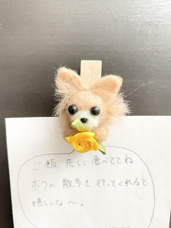 チワワ　ピンチ型マグネット