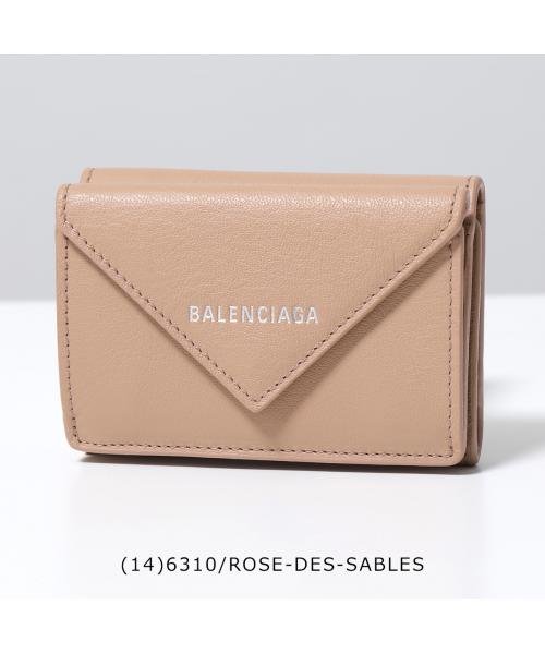 BALENCIAGA 三つ折り財布 PAPER ZA MINI WALLET