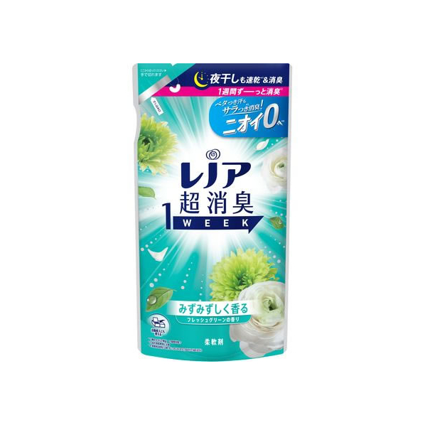 Ｐ＆Ｇ レノア超消臭1week フレッシュグリーン 替 380mL FC580MS