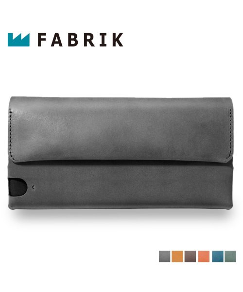 ファブリック FABRIK 長財布 メンズ レディース 本革 LONG WALLET ブラック ブラウン レッド ブルー ダーク グリーン 黒 F15014