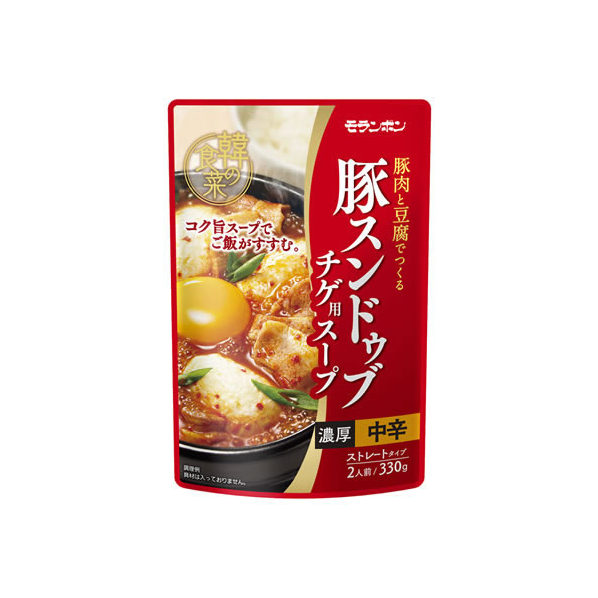 モランボン 韓の食菜 豚スンドゥブチゲ用スープ 330g F897457-20202150