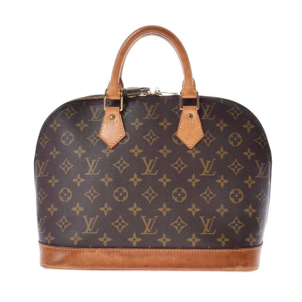 LOUIS VUITTON ルイヴィトン モノグラム アルマ  ブラウン M53151 レディース モノグラムキャンバス ハンドバッグ Bランク 中古 