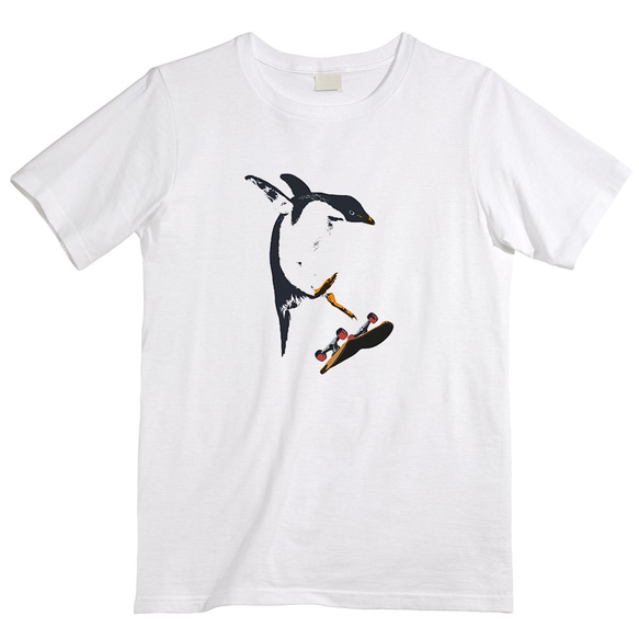 [Tシャツ] SK8 Penguin