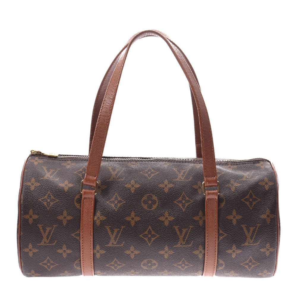 LOUIS VUITTON ルイヴィトン モノグラム パピヨンGM 旧型 ブラウン M51385 レディース モノグラムキャンバス ハンドバッグ Bランク 中古 