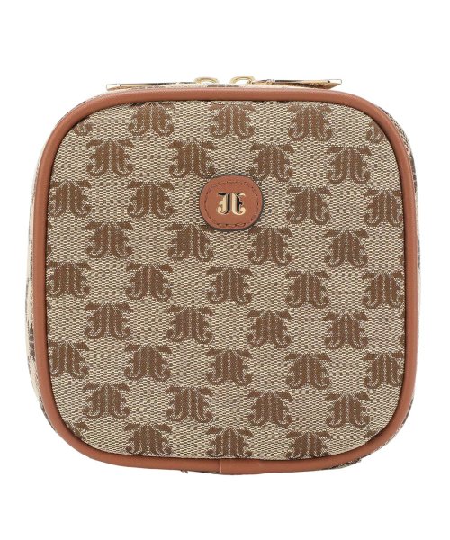 ジュエティ jouetie ポーチ マルチポーチ 小物入れ スクエアポーチ JJモノグラムジャガード レディース JJ MONOGRAM JACQUARD ベー