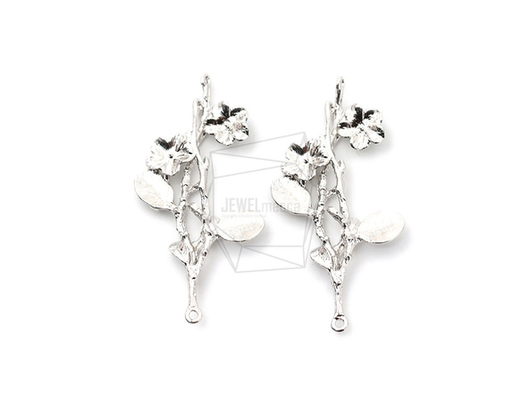 PDT-2399-R【2個入り】ペタルフラワーペンダント,Petal Flower Pendant