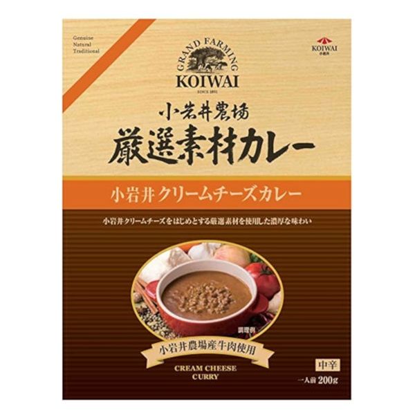 小岩井農牧 小岩井 厳選素材カレー クリームチーズ 200g x30 4982482731336 1セット(30個)（直送品）