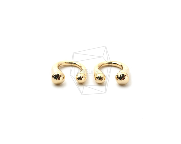 ERG-1453-G【2個入り】ラウンドイヤーカフ/Round Earcuffs Earrings