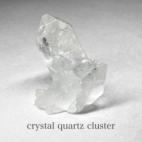 crystal cluster/水晶クラスターFブリッジ・ドルフィン・コンパニオン・インターフェレンス(レインボーあり)