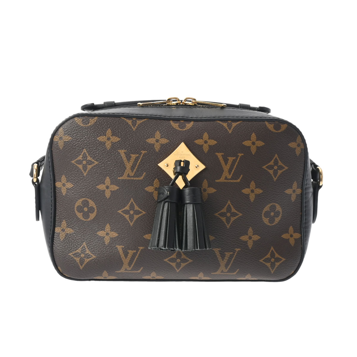 LOUIS VUITTON ルイヴィトン モノグラム サントンジュ ノワール M43555 レディース モノグラムキャンバス ショルダーバッグ ABランク 中古 