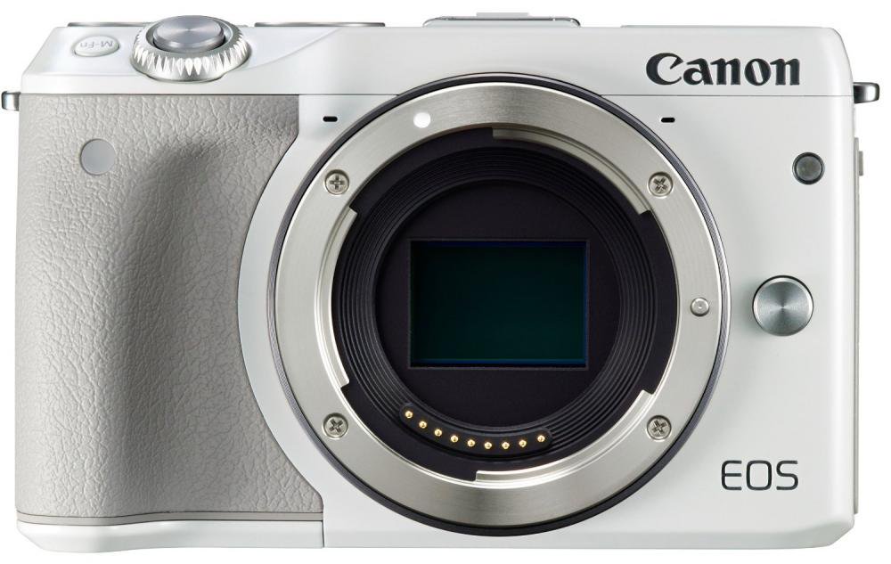 Canon ミラーレス一眼カメラ EOS M3 ボディ(ホワイト) EOSM3WH-BODY【中古品】