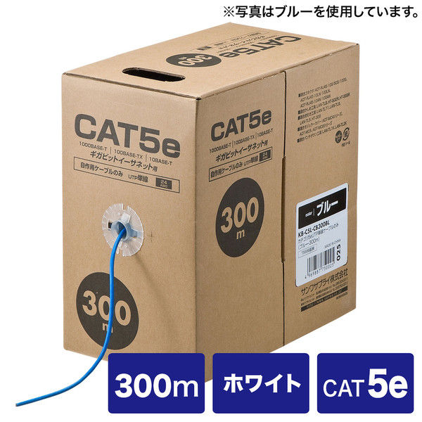 サンワサプライ CAT5eUTP単線ケーブルのみ300m