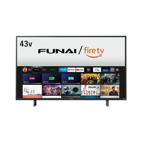 FUNAI FireTV FL-43UF340 Alexa対応リモコン付属 4K液晶テレビ 43V型