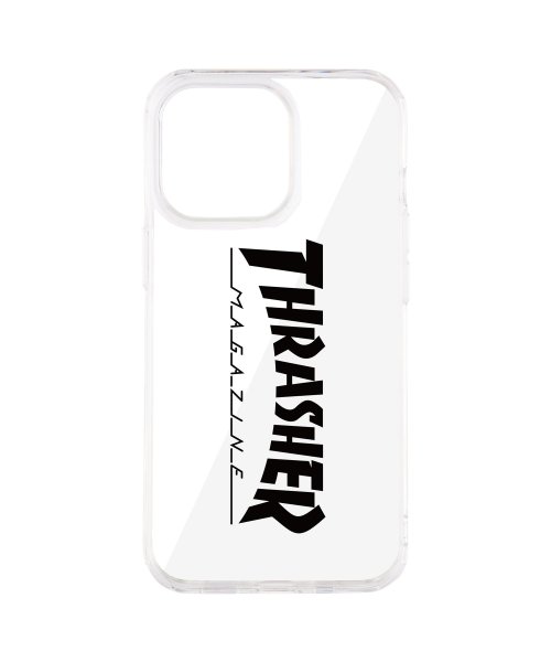 スラッシャー THRASHER iphone13 Pro スマホケース メンズ レディース 携帯 アイフォン クリア 透明 LOGO HYBRID CLEAR