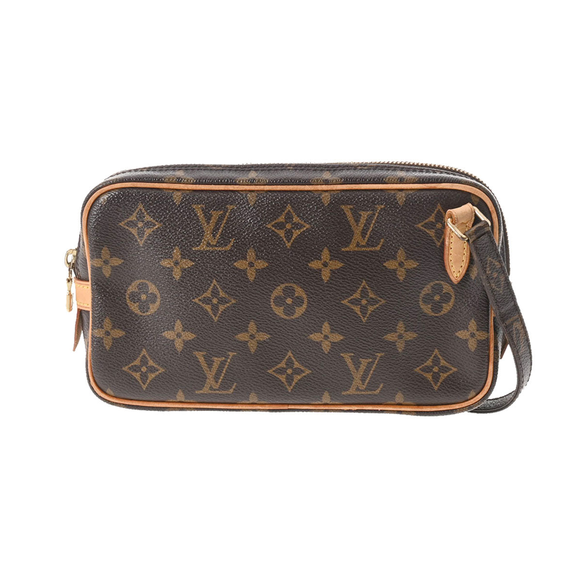 LOUIS VUITTON ルイヴィトン モノグラム ポシェット マルリーバンドリエール ブラウン M51828 レディース モノグラムキャンバス ショルダーバッグ Bランク 中古 