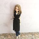 リカちゃん服　ジレンチ紐付き