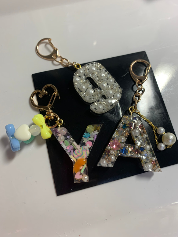 レジン イニシャル＆ナンバー ★オーダー