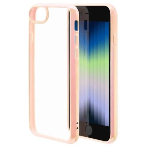 ラスタバナナ 7409IP247HB iPhone SE3/SE2/8/7 Aurora Frame ハイブリッドケース ピンク