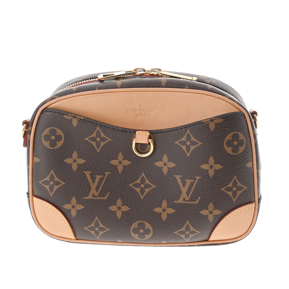 LOUIS VUITTON ルイヴィトン モノグラム ドーヴィル MINI ブラウン M45528 レディース モノグラムキャンバス ショルダーバッグ ABランク 中古 