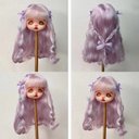 オビツ11ウィッグ モヘア手編みカツラドール