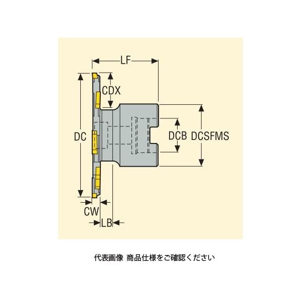 Seco Tools フライス サイドカッタ335.19 R335.19-080 22-4