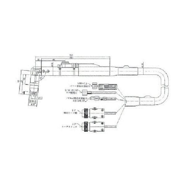 ダイヘン プラズマ切断トーチ CTWL-1201 1本 851-3237（直送品）