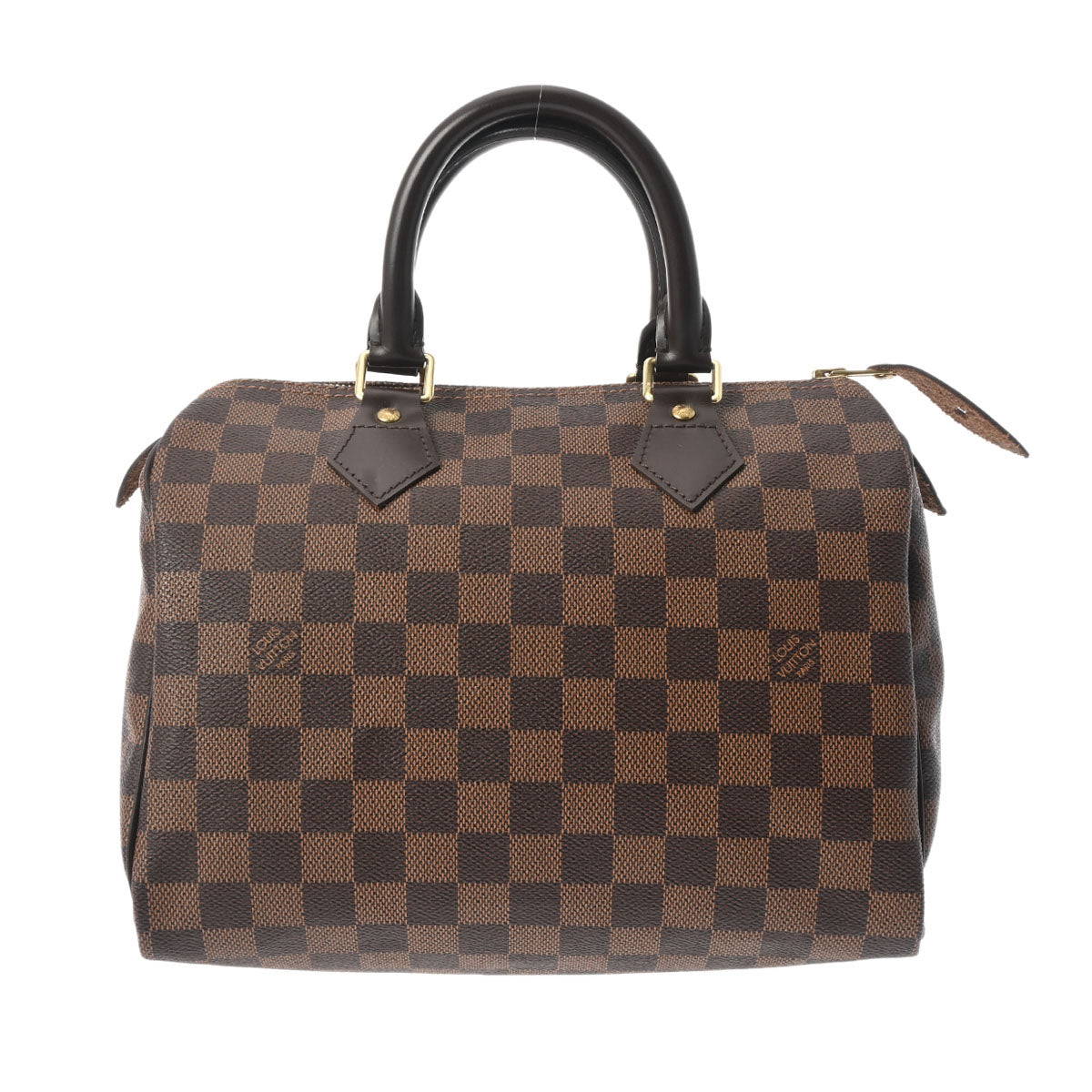 LOUIS VUITTON ルイヴィトン ダミエ スピーディ25 ブラウン N41532 レディース ダミエキャンバス ハンドバッグ Aランク 中古 