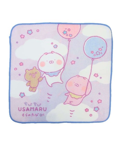 うさまる ハンドタオル ミニタオル そらでぷかぷか 丸眞 LINEスタンプ プレゼント グッズ