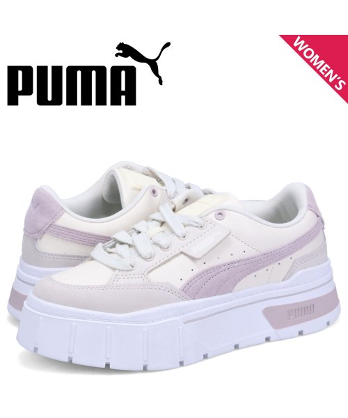 PUMA プーマ スニーカー メイズ スタック リュクス レディース 厚底 MAZE STACK LUXE オフ ホワイト 38985301