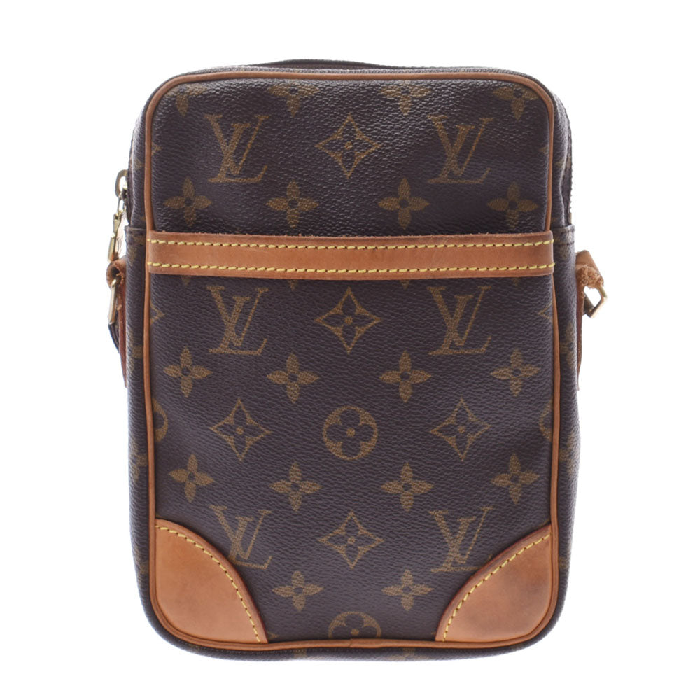 LOUIS VUITTON ルイヴィトン モノグラム ダヌーブ ブラウン M45266 ユニセックス モノグラムキャンバス ショルダーバッグ Bランク 中古 