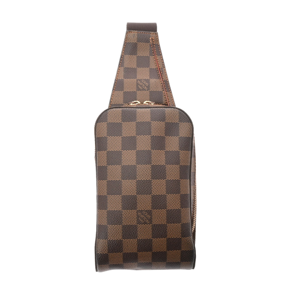 LOUIS VUITTON ルイヴィトン ダミエ ジェロニモス ブラウン N51994 ユニセックス ダミエキャンバス ボディバッグ Bランク 中古 