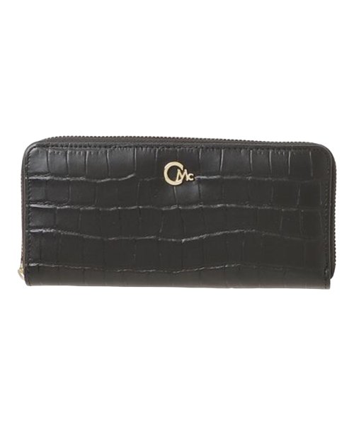 セシルマクビー CECIL McBEE 財布 長財布 レディース ラウンドファスナー クロコダイル エンボス加工 CROCODILE EMBOSS WALLET