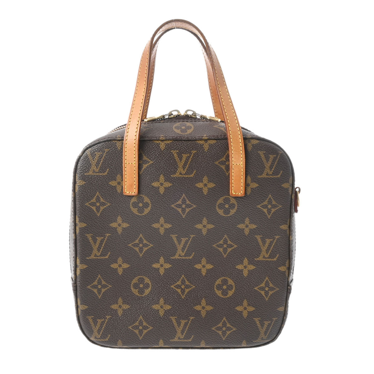 LOUIS VUITTON ルイヴィトン モノグラム スポンティーニ 2WAY ブラウン M47500 レディース モノグラムキャンバス ハンドバッグ Bランク 中古 