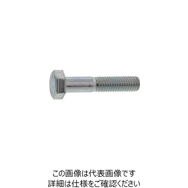 SUNCO 三価ホワイト 六角ボルト（半ネジ 14X50 （60本入） B0-00-0010-0140-0500-03 259-7244（直送品）