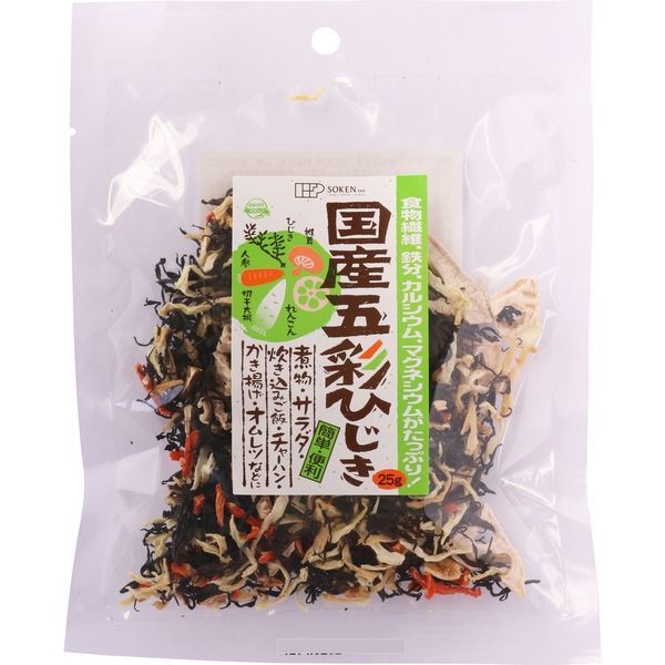 創健社 国産五彩ひじき 25g 150100　1セット（25g×30）（直送品）