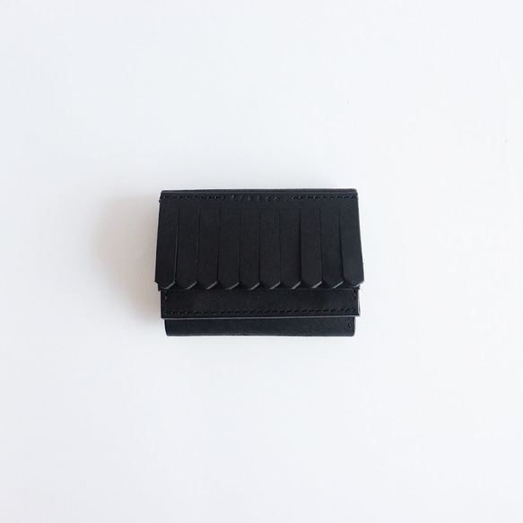 black fringe wallet