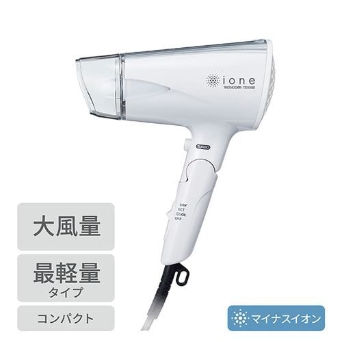 テスコム TD335B-S マイナスイオン ヘアードライヤー IONE ライトシルバー TD335BS