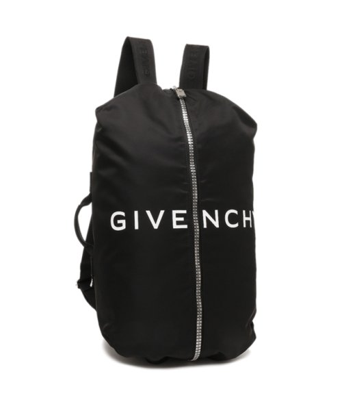 ジバンシィ リュック バックパック Gジップ バックパック ミディアム ロゴ ブラック メンズ GIVENCHY BK50A8K1JE 001