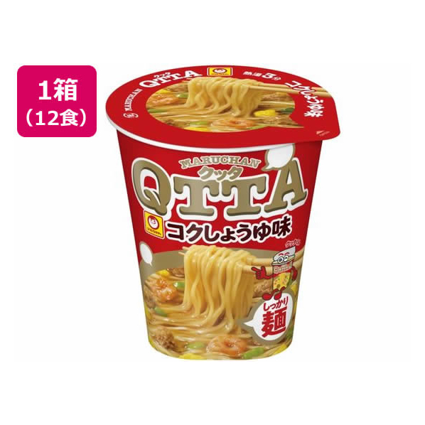 東洋水産 MARUCHAN QTTA コクしょうゆ味 78g 12食 FC727PD