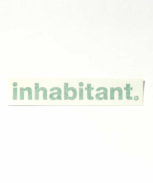 inhabitant(インハビタント)Inhabitant logo sticker ステッカー シール