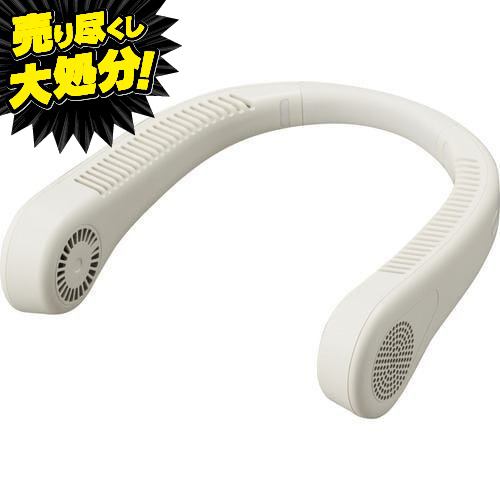 DOSHISHA ZSF-060BWH スマートネックファン DCモーター搭載 ホワイト