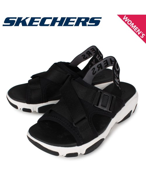 スケッチャーズ SKECHERS サンダル レディース ダディ オ ディブズ DADDY O DIBS ブラック 黒 163051