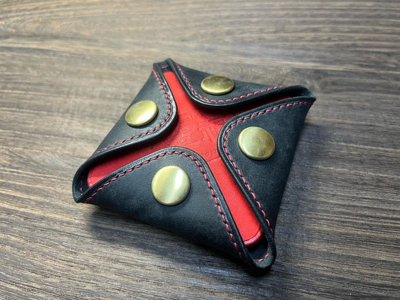 coin case【puku】italian leather