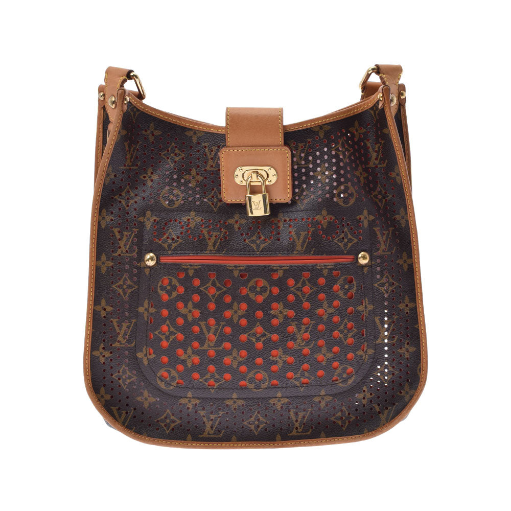 LOUIS VUITTON ルイヴィトン モノグラム ペルフォミュゼット オランジュ M95174 ユニセックス モノグラムペルフォ ショルダーバッグ Bランク 中古 