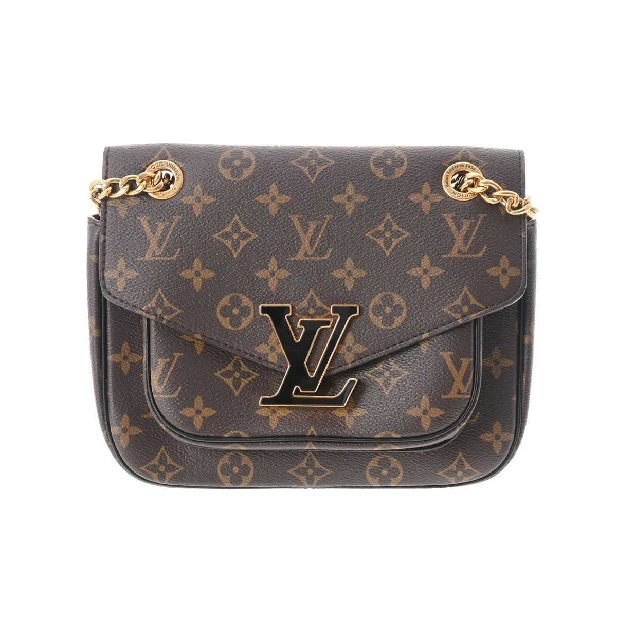 LOUIS VUITTON ルイヴィトン モノグラム パッシー ブラウン M45592 レディース モノグラムキャンバス ショルダーバッグ Aランク 中古 