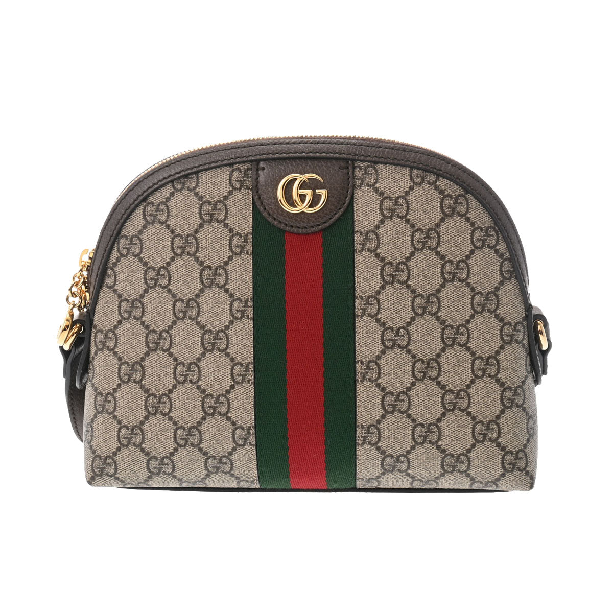 GUCCI グッチ オフディア ベージュ/エボニー ゴールド金具 499621 レディース GGスプリームキャンバス ショルダーバッグ Aランク 中古 