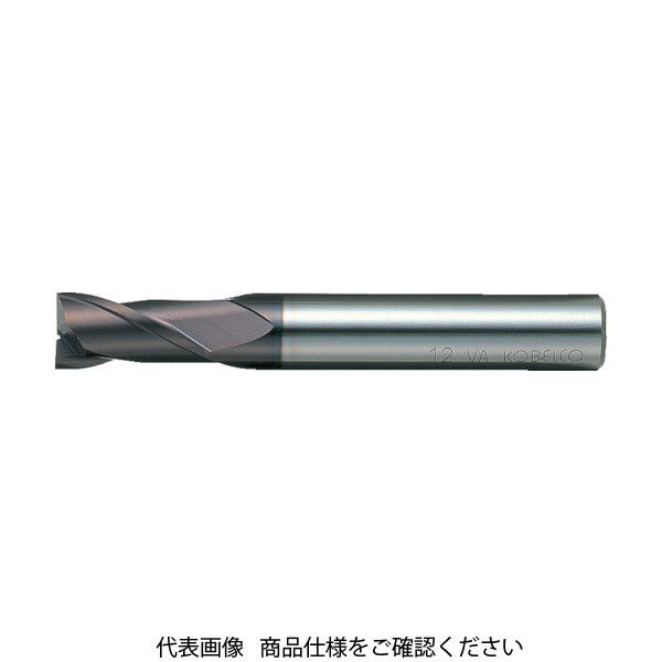 三菱マテリアル 三菱K 2枚刃バイオレット ハイススクエアエンドミルショット刃長(S)16mm VA2SSD1600 1本 107-8666（直送品）