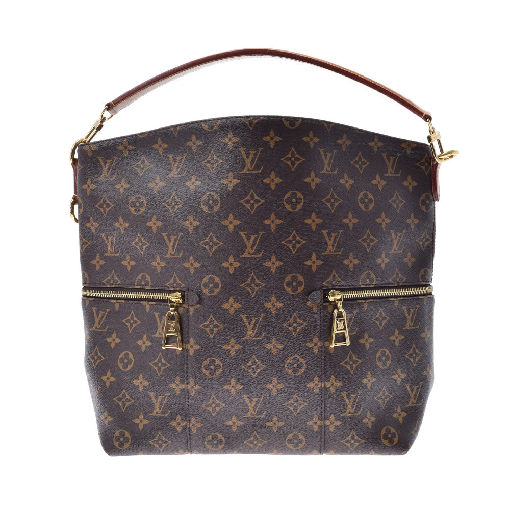 LOUIS VUITTON ルイヴィトン モノグラム メリー セミショルダー ブラウン M41544 ユニセックス モノグラムキャンバス トートバッグ ABランク 中古 